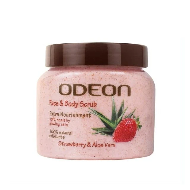 ODEON FACE & BODY SCRUB STRAWBERRY & ALOE VERA 300ML