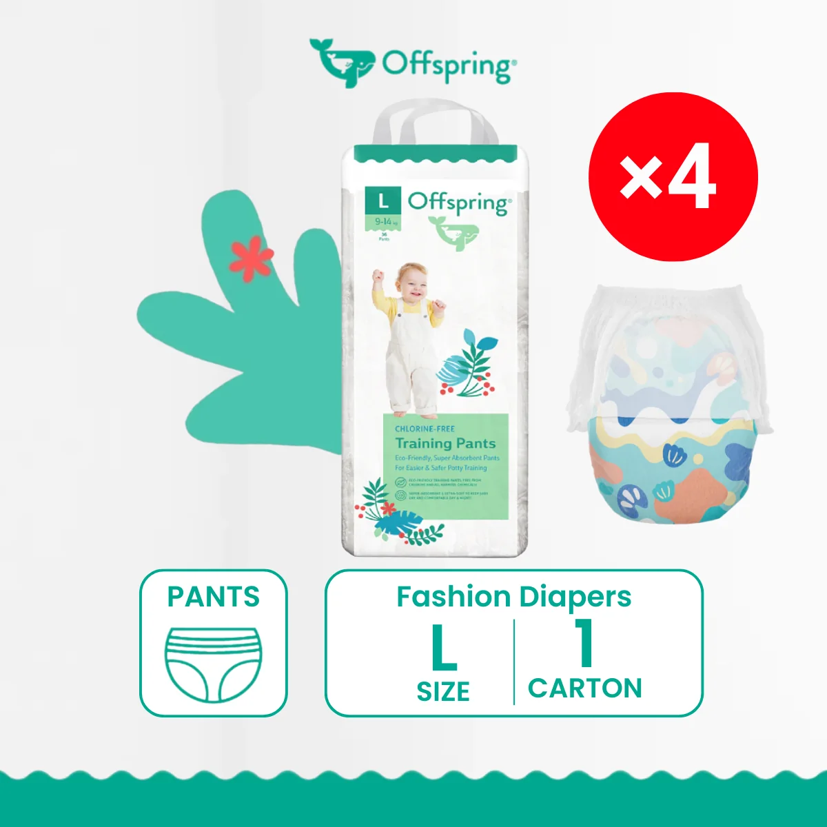 OFFSPRING FASHION PANTS L 36S x4