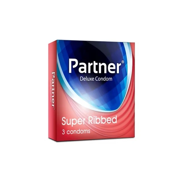 PARTNER SUPER RIBBED CONDOM 3S