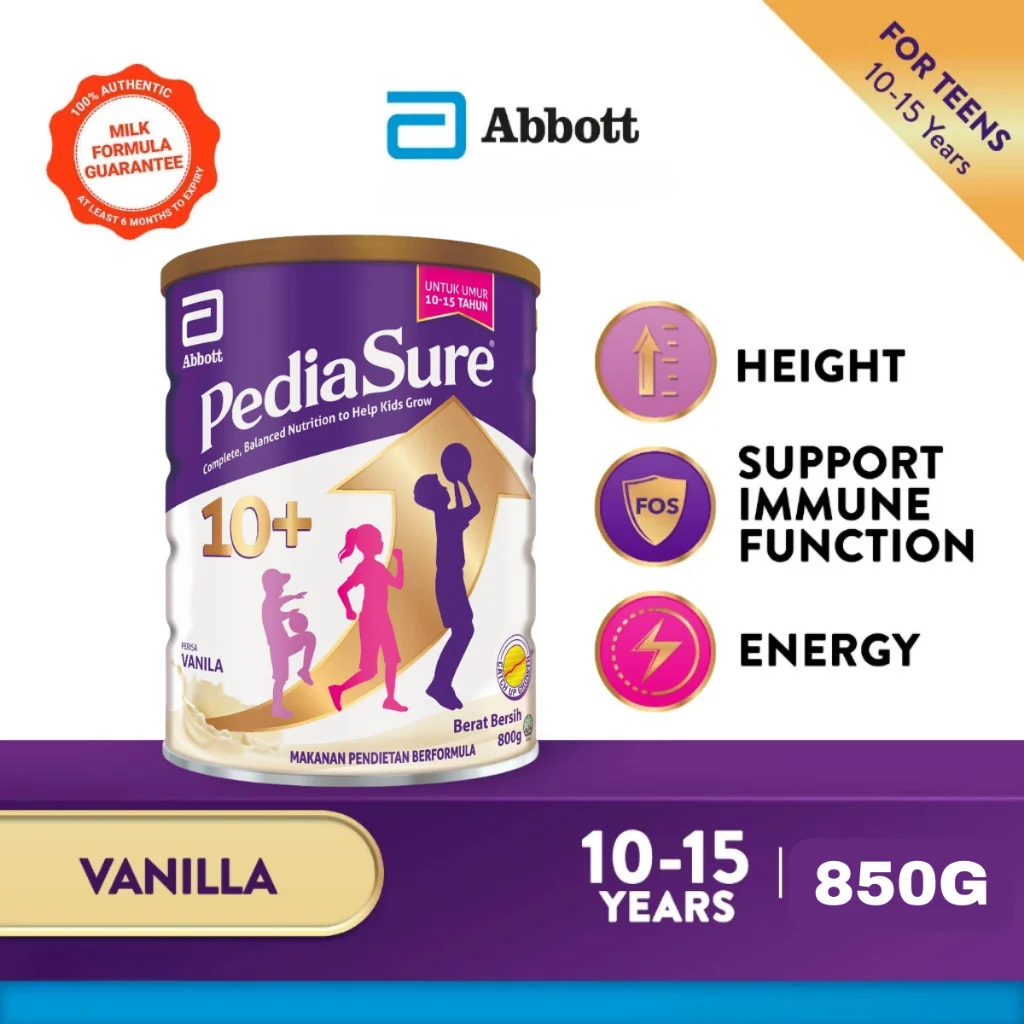 PEDIASURE 10+ VANILLA 800G - Image 2