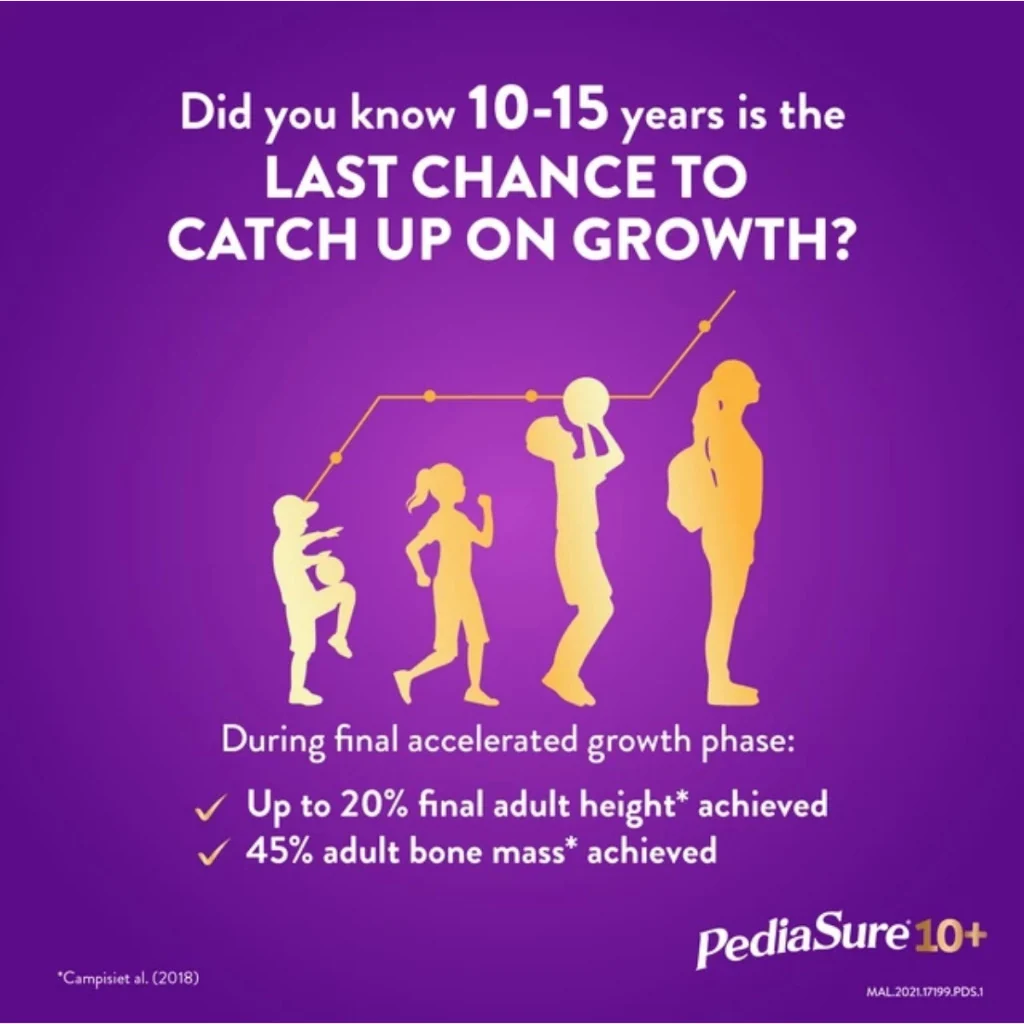 PEDIASURE 10+ VANILLA 800G - Image 3