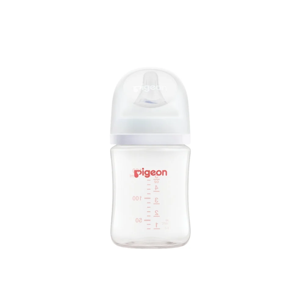 PIGEON SOFTOUCH PERISTALTIC PLUS WIDE NECK 0+M NURSING PP BOTTLE 160ML 1S