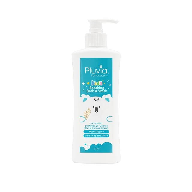 PLUVIA KIDS SOOTHING BATH & WASH 500ML