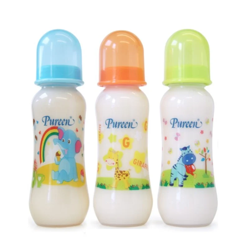 PUREEN FEEDING BOTTLE (3X8OZ) WITH PRINTING (FBP-3)