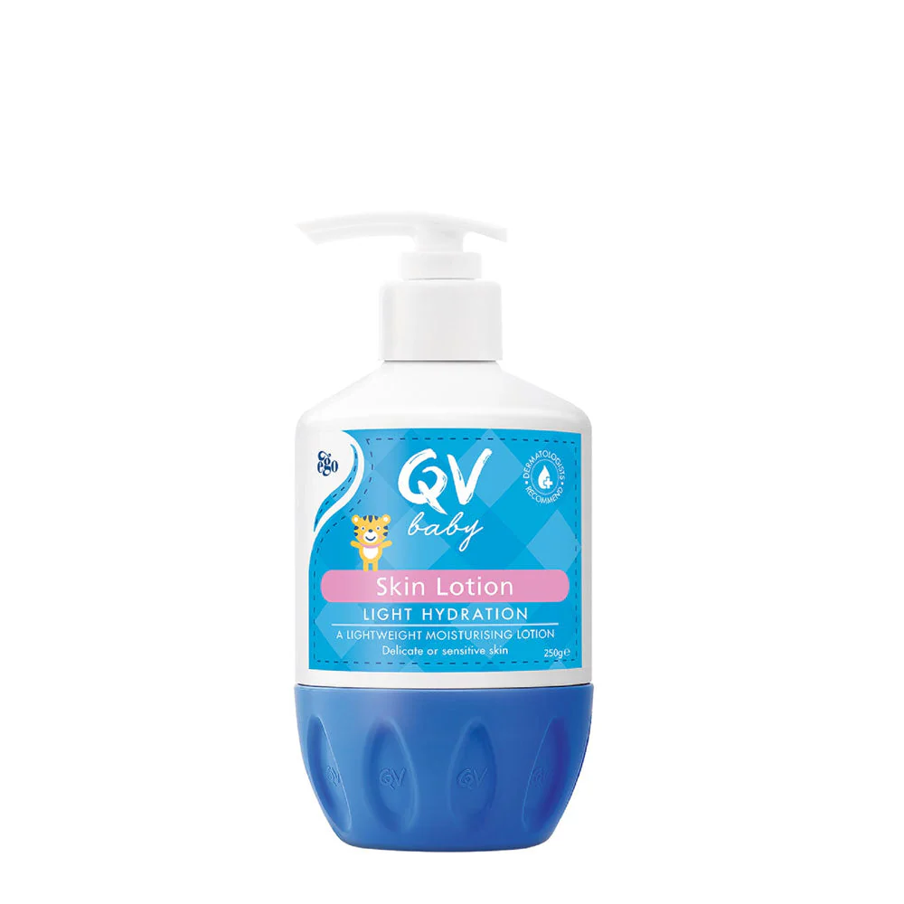 QV BABY SKIN LOTION LIGHT HYDRATION PUMP TYPE 250G