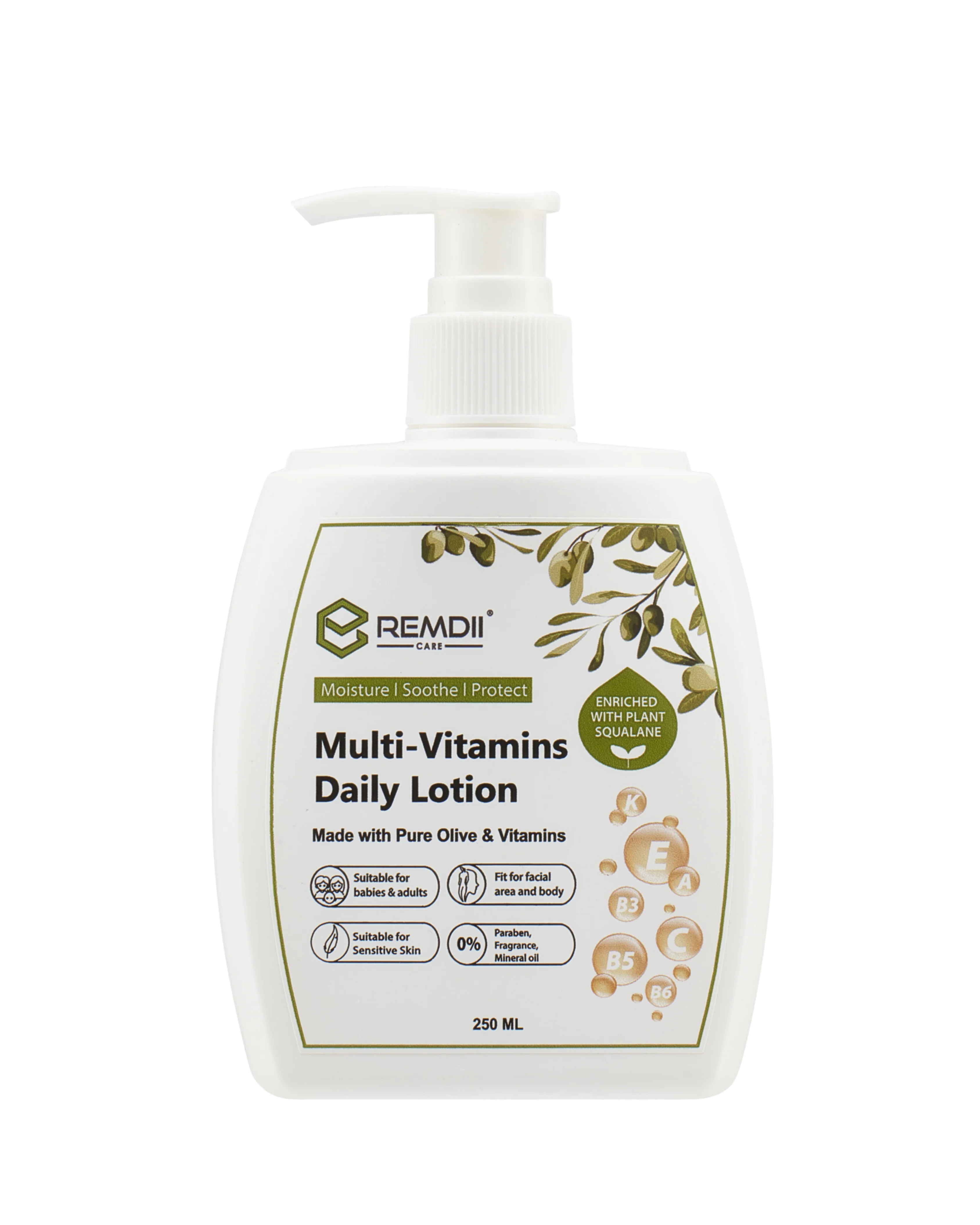 REMDII MULTIVITAMINS DAILY LOTION 250ML