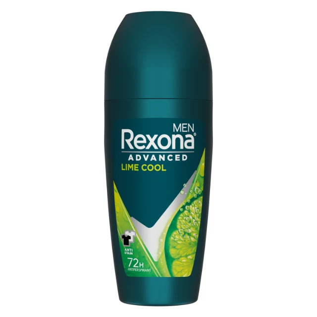 REXONA MEN DEODORANT ROLL ON ADVANCED FRESH LIME COOL 45ML