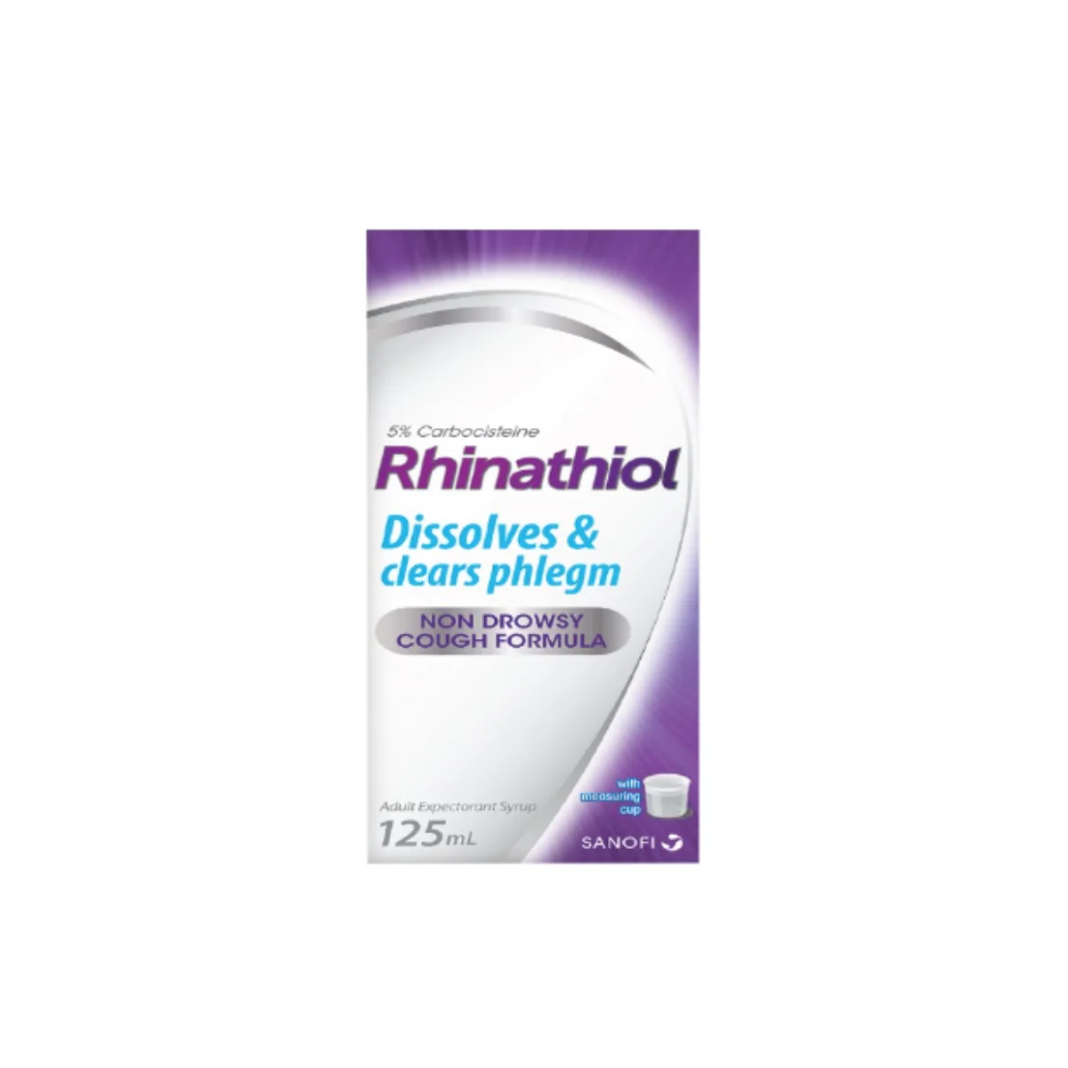 RHINATHIOL 5% ADULT SYRUP 125ML