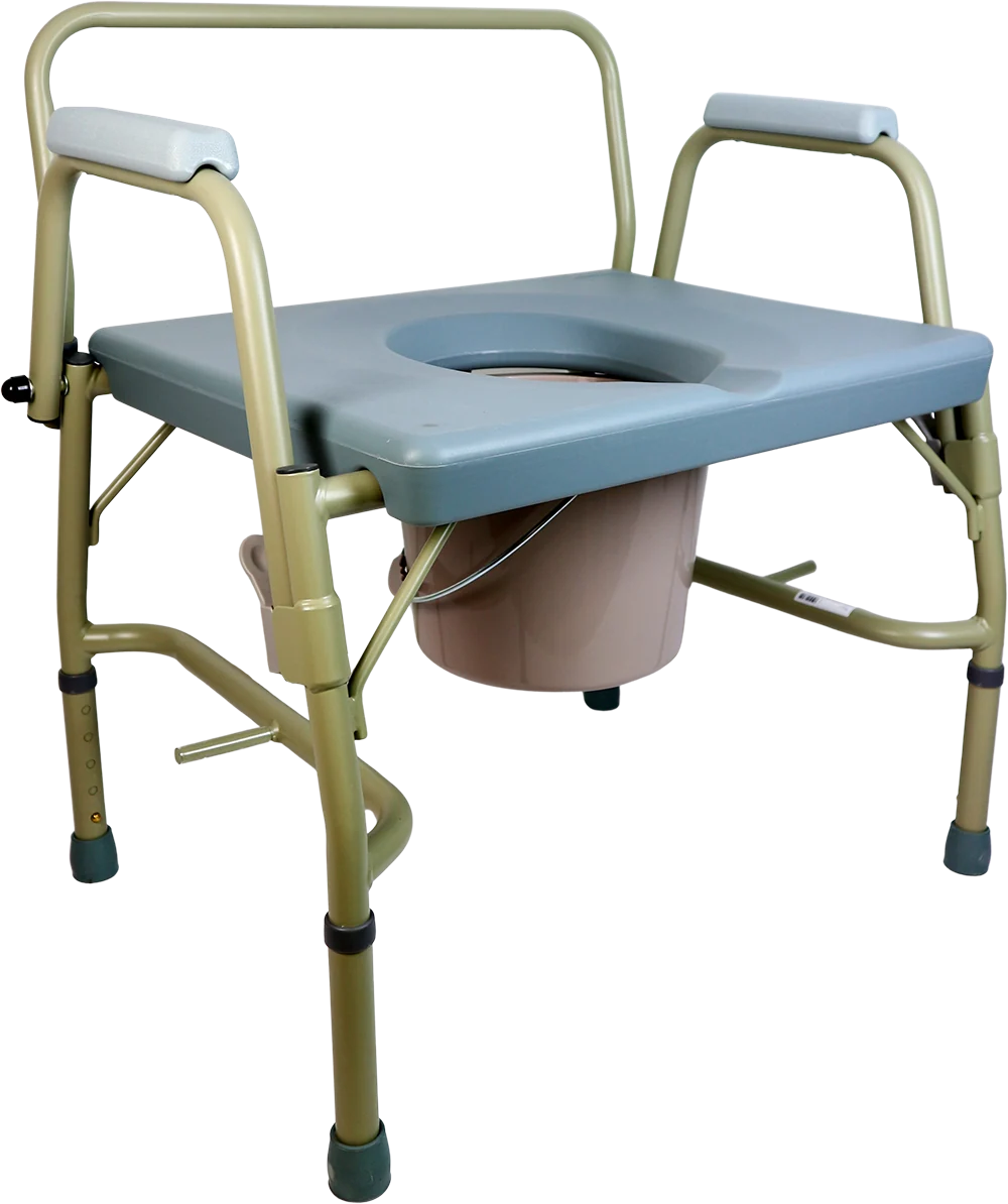 ROGER DELUXE DROP ARM COMMODE CHAIR DCM003