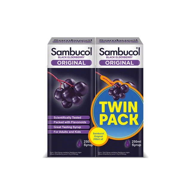 SAMBUCOL ORI BLK ELDERBERRY 250ML 2S