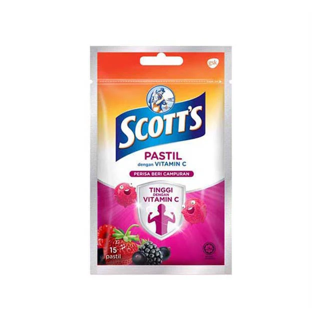 SCOTTS VITAMIN C MIX BERRIES 15S