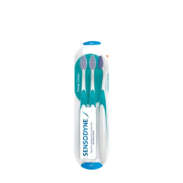 SENSODYNE DEEP CLEAN TOOTHBRUSH 3S