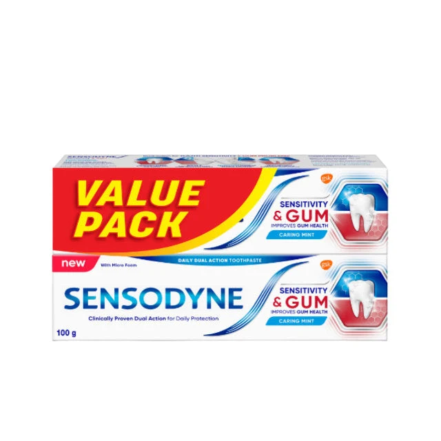 SENSODYNE SENSITIVE+GUM TOOTHPASTE 100G 2S
