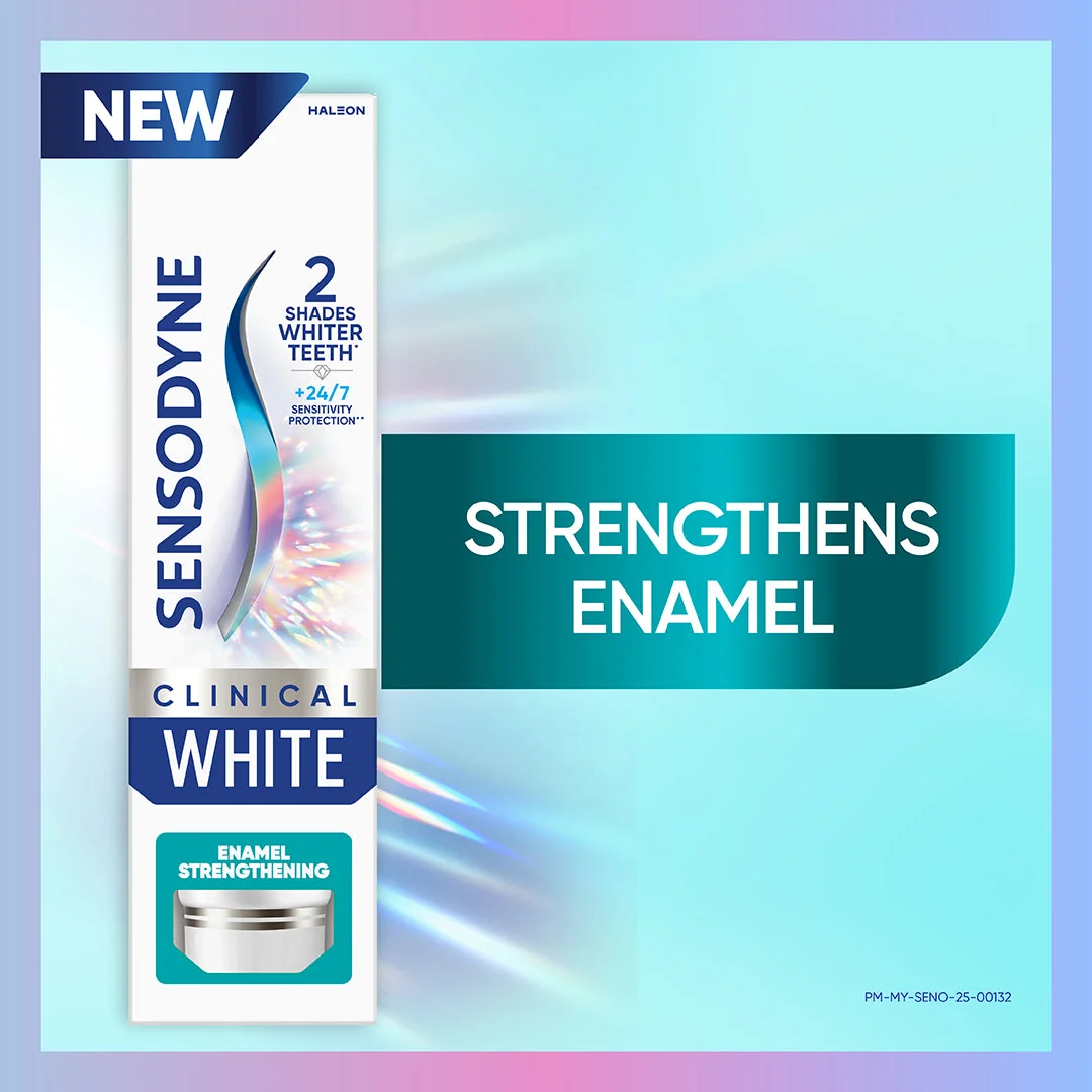 SENSODYNE TOOTHPASTE CLINICAL WHITE ENAMEL STRENGTHENING 100G - Image 5