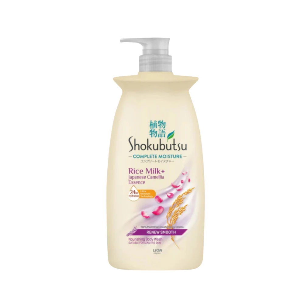 SHOKUBUTSU BODY WASH COMPLETE MOISTURE RENEW SMOOTH 850G