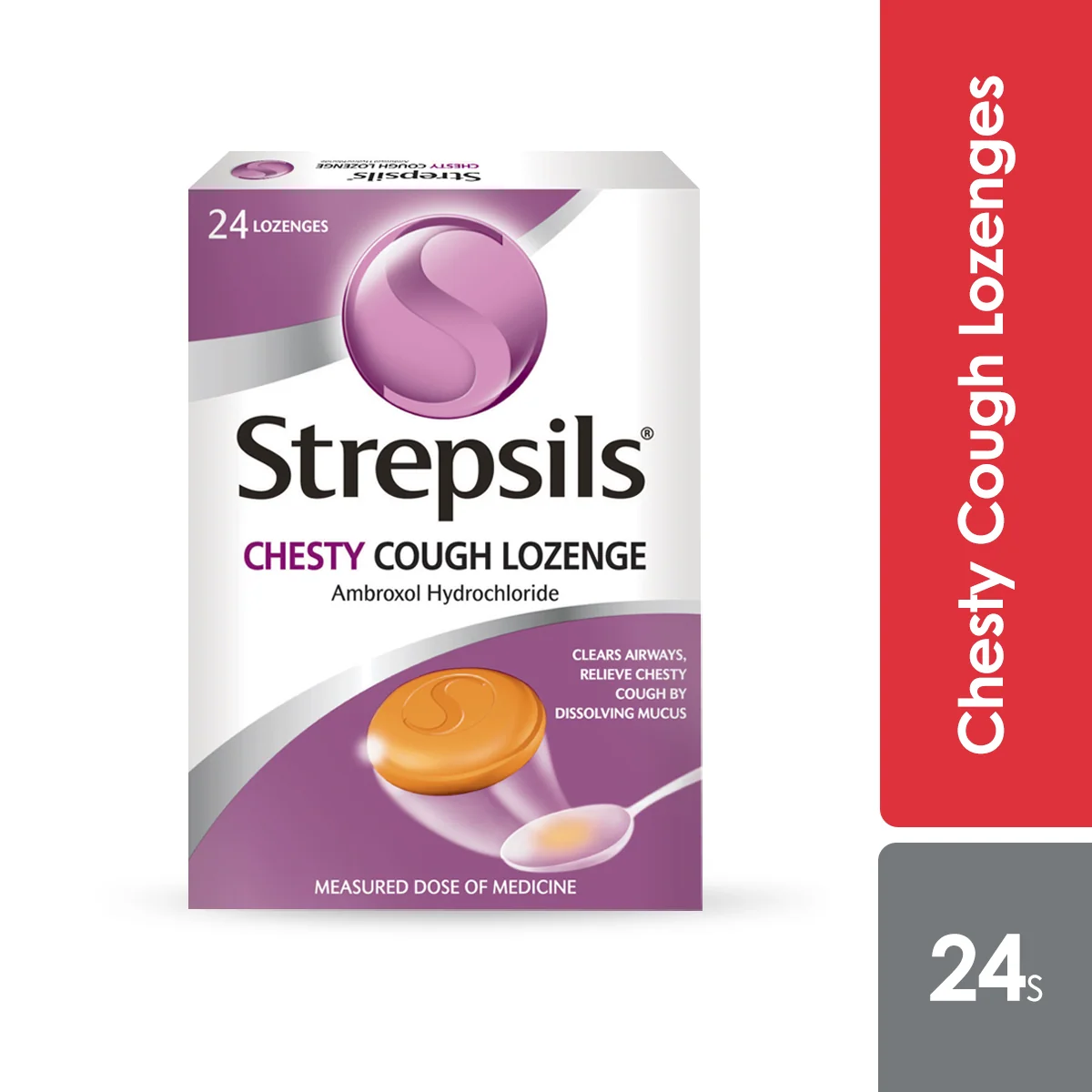 STREPSILS BOX CHESTY COUGH LOZENGES 24S