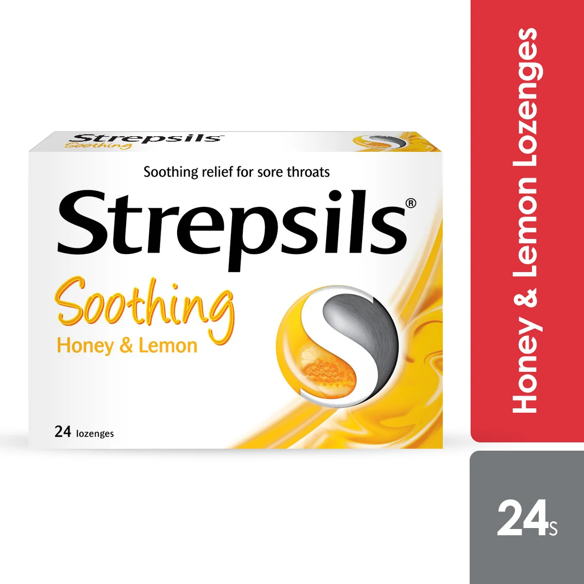 STREPSILS BOX LEMON & HERBS 24S
