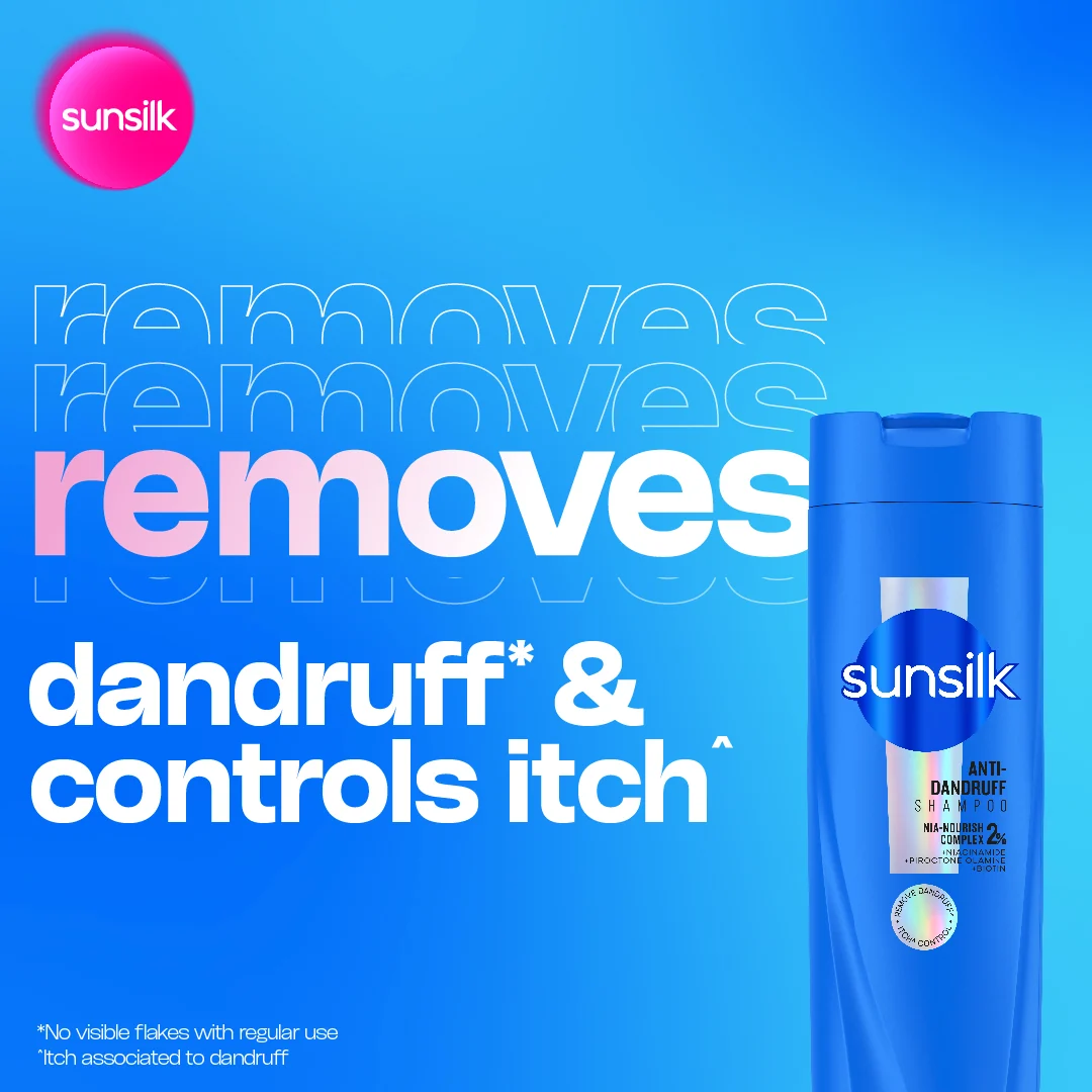 SUNSILK ANTI DANDRUFF SOLUTION SHAMPOO 300ML - Image 8