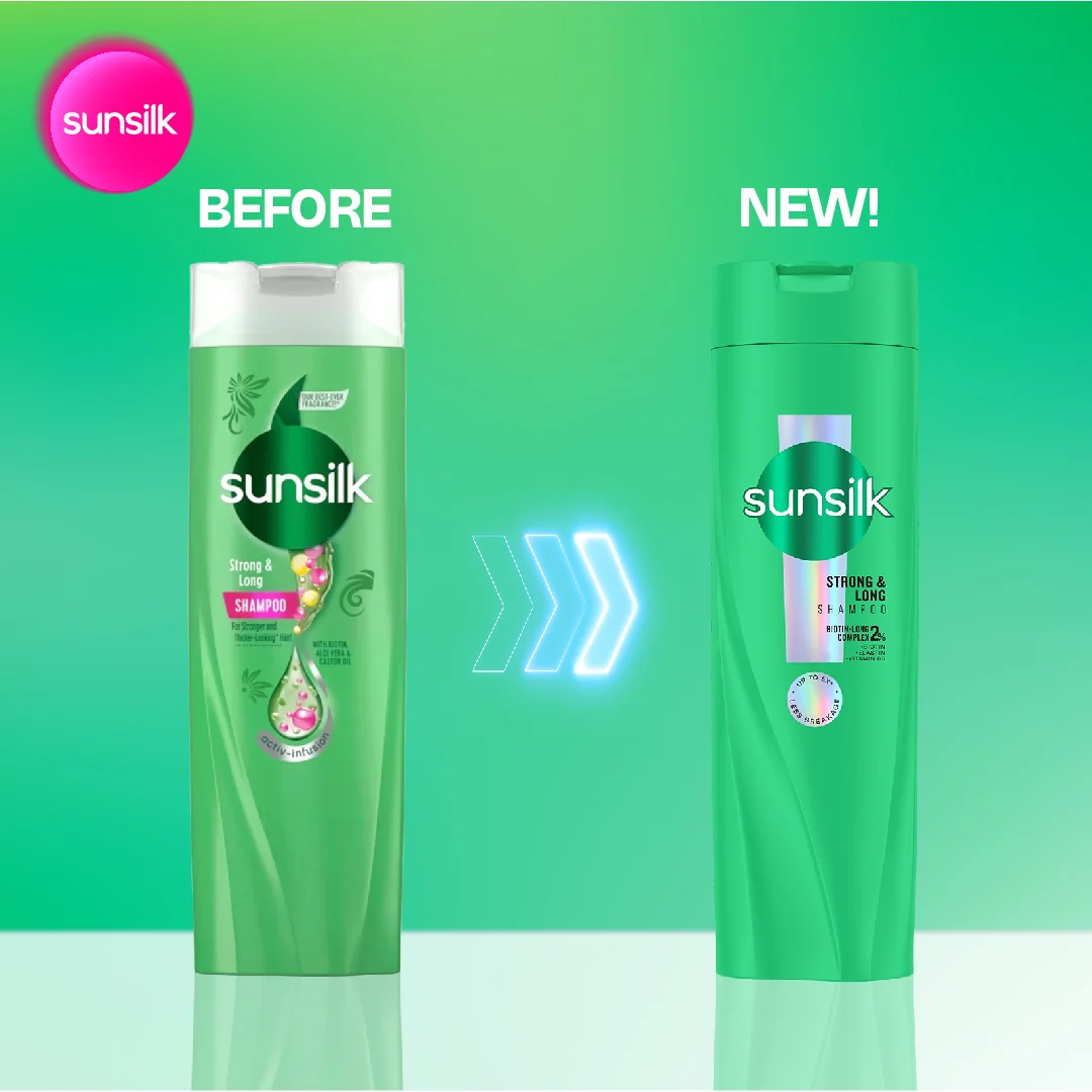 SUNSILK STRONG & LONG SHAMPOO 300ML - Image 6