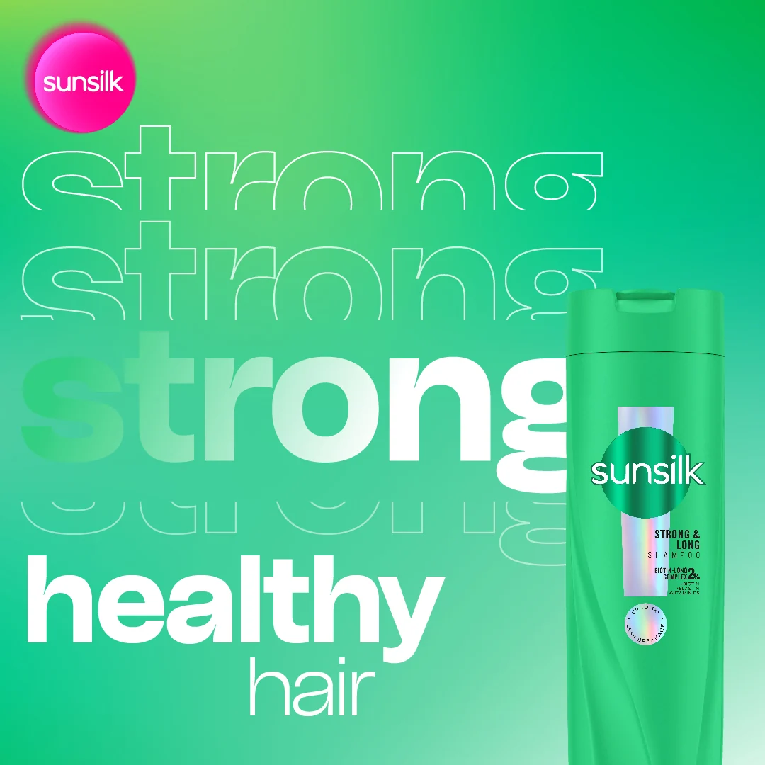SUNSILK STRONG & LONG SHAMPOO 300ML - Image 7