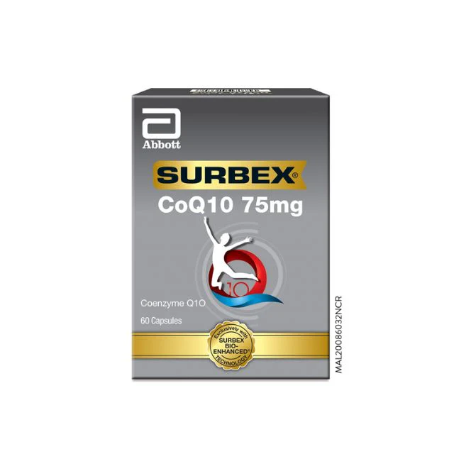 SURBEX CO Q10 75MG 60S