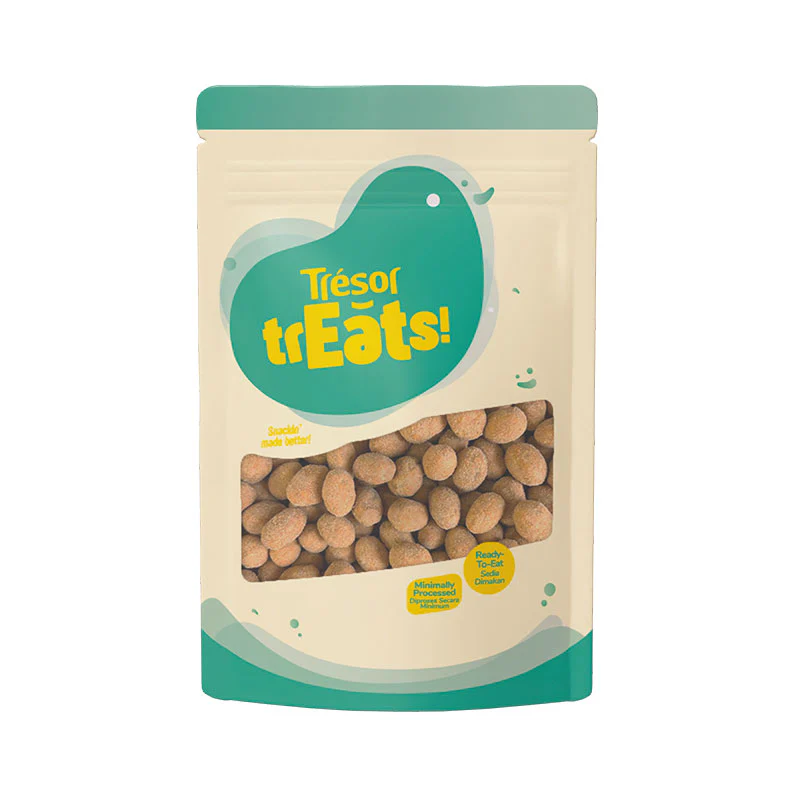TRESOR TREATS BARBECUE PEANUT CRUNCH 150G