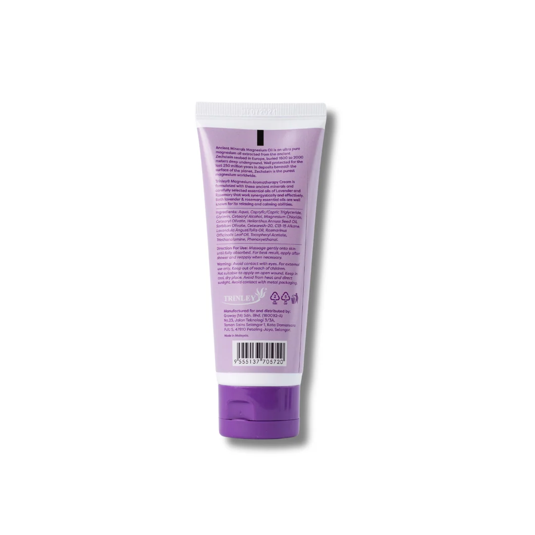 TRINLEY MAGNESIUM AROMATHERAPY CREAM 100ML - Image 2