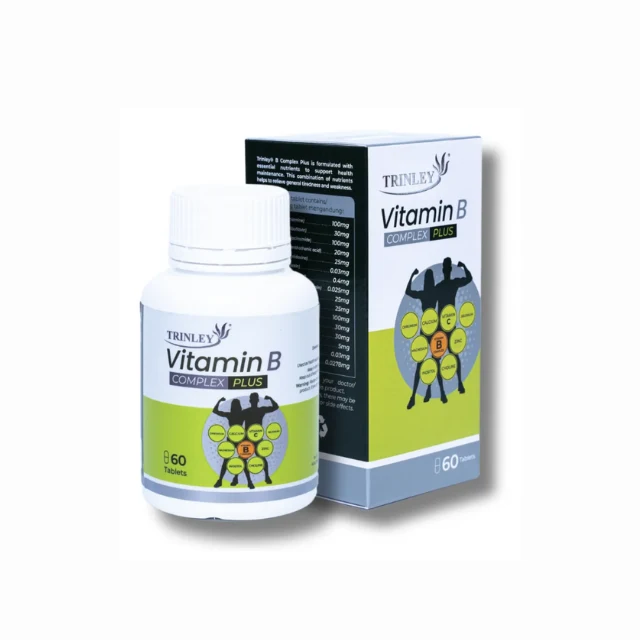 TRINLEY VITAMIN B COMPLEX PLUS 2X60S