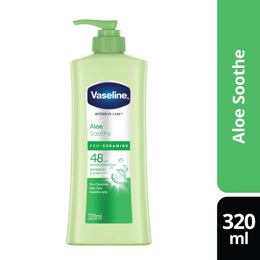 VASELINE BODY LOTION INTENSIVE CARE ALOE SOOTHE 320ML