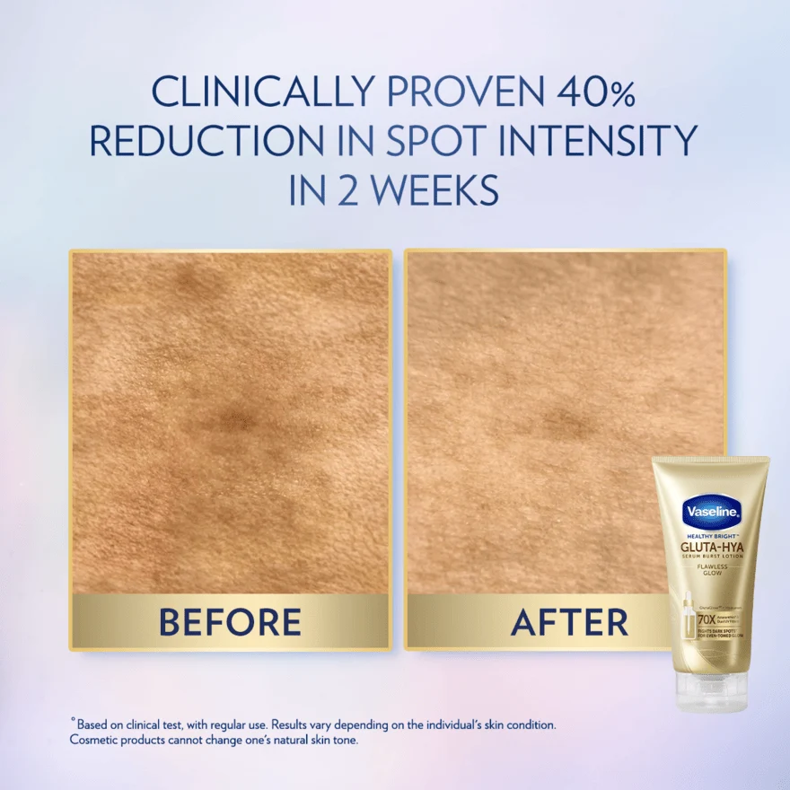 VASELINE HEALTHY BRIGHT GLUTA-HYA FLAWLESS BRIGHT SERUM B/LOTION 70ML - Image 8