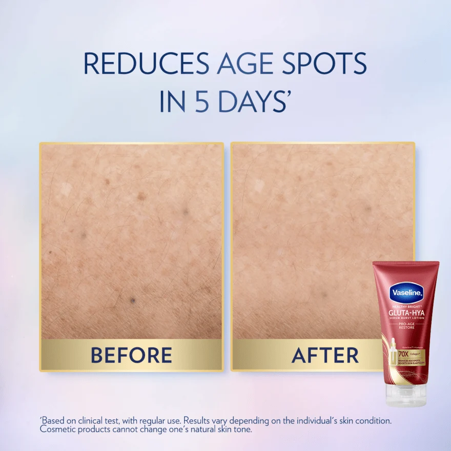 VASELINE HEALTHY BRIGHT GLUTA-HYA PRO AGE RESTORE 300ML - Image 8