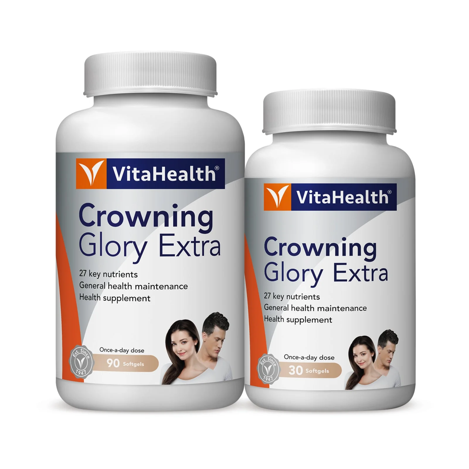 Vitahealth Crowning Glory Extra 90S+30S