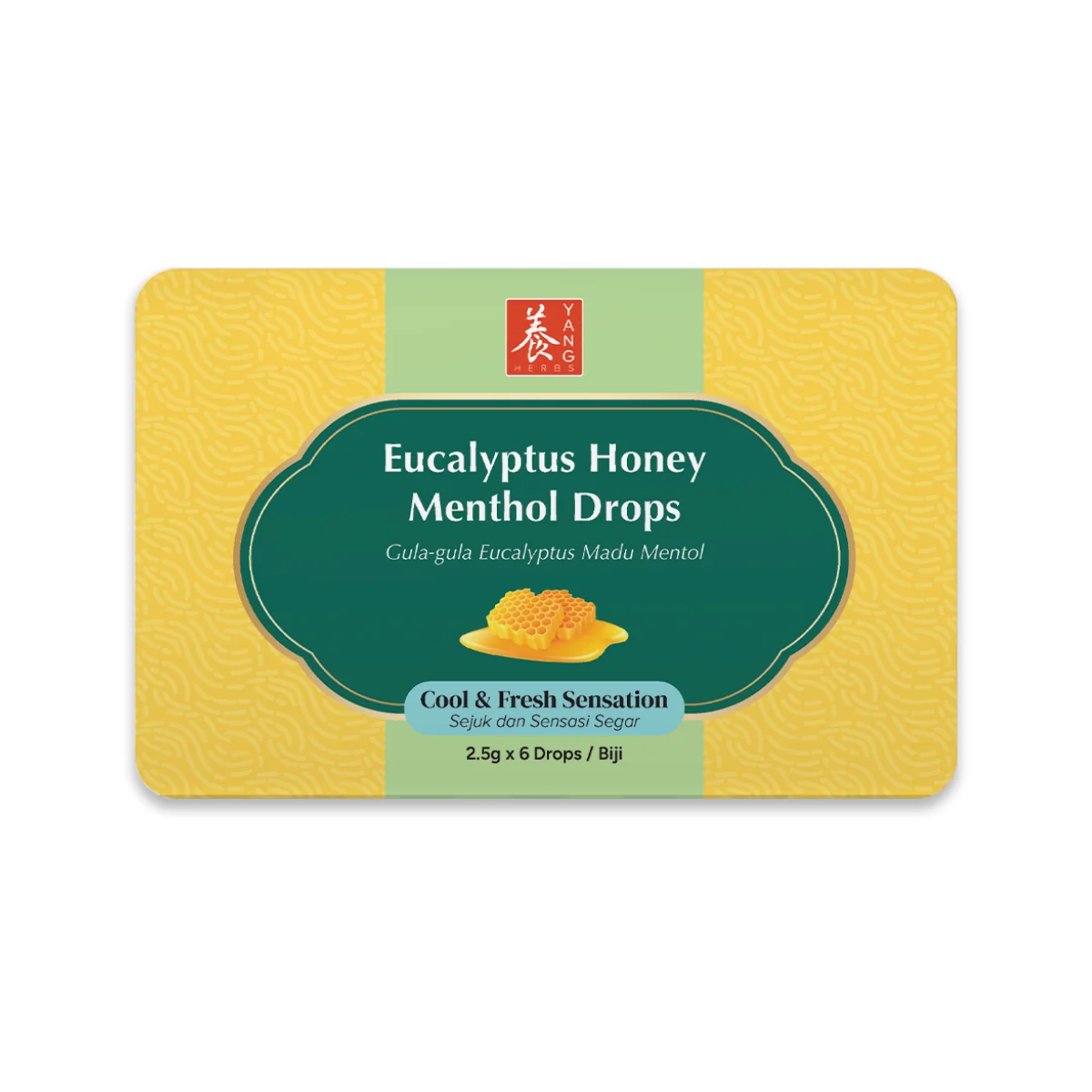 YANG HERBS EUCALYPTUS HONEY MENTHOL DROP 2.5G